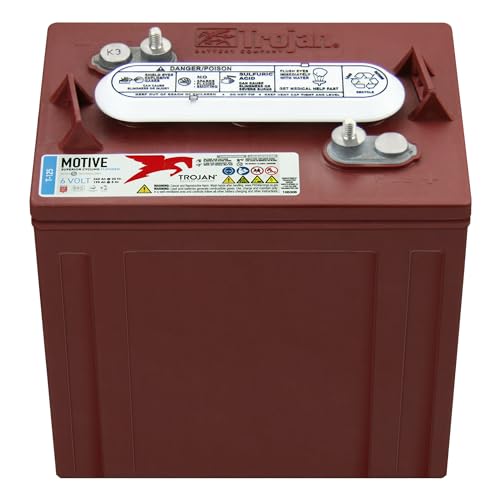 Trojan T-125 240Ah, 6V Deep Cycle Battery - 4 Pack - Thumbnail 5