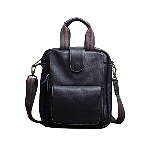 Mens Genuine Leather Handbags Shoulder Bags Briefcases Laptop Bags Luggage Bags Cowhide Travel Totes Travel Bags