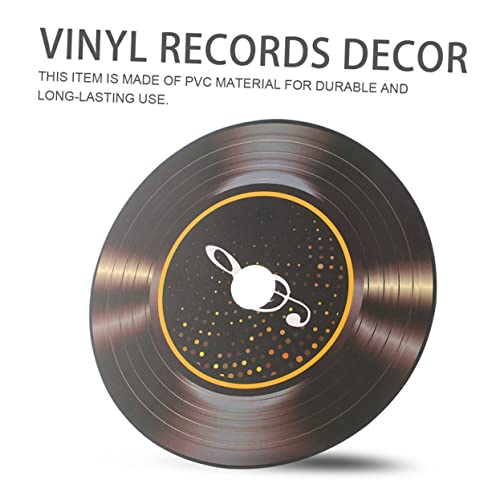 Abaodam 15 Pçs Decorações De Discos De Vinil Para Decoração De Bebidas Em Casa Ganchos De Parede Dec