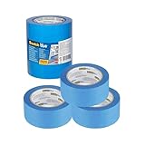 ScotchBlue Multi-Surface Premium Masking Tape, Pack of 3, 48 mm x 41 m, Scotch Adhesive Blue Painters Tape, For Painting and Decorating, Indoor & Outdoor, Sticks Well, 100% PEFC