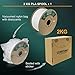 OVERTURE PLA Filament 1.75mm PLA 3D Printer Filament, 2kg Cardboard Spool (4.4lbs), Dimensional Accuracy +/- 0.03mm, Fit Most FDM Printer(White 2KG-1 Pack)