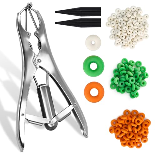 Goat Banding Kit with 200pcs 3-Size Bands