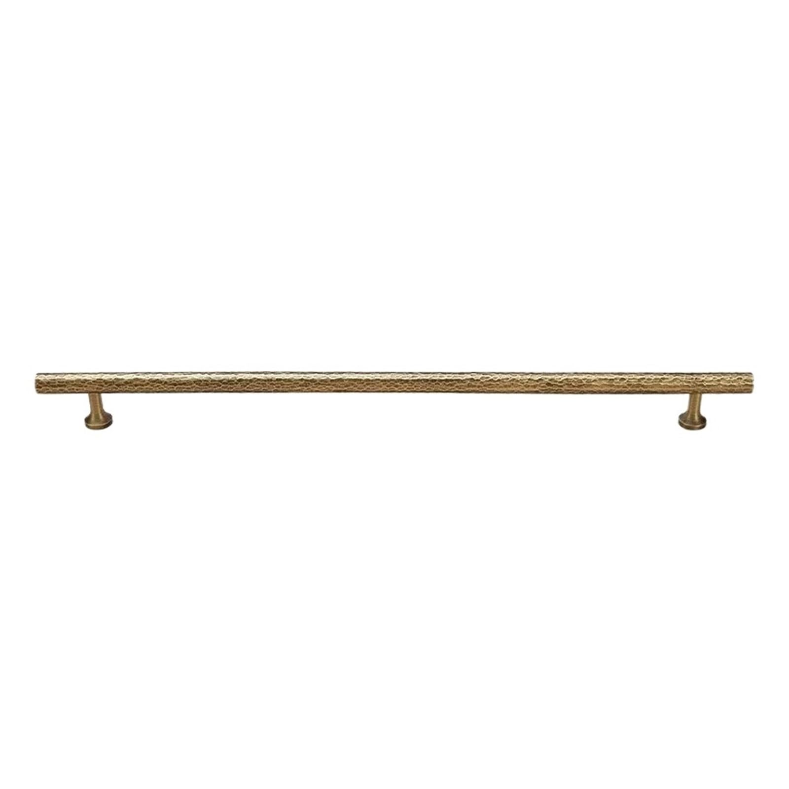 Vaqropnshrg Bronze-A-320Mm Vintage Brass Cabinet Drawer Handles, Hand-Hammered Texture Furniture Pulls