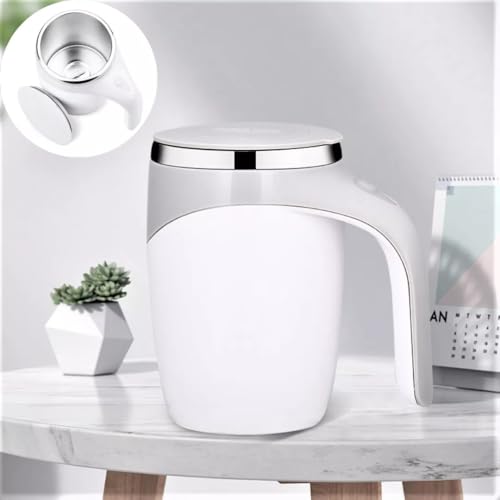 Copo Caneca Elétrica Mixer Misturador de Bebidas com Tampa - Agite e Misture Bebidas Instantâneas Rá