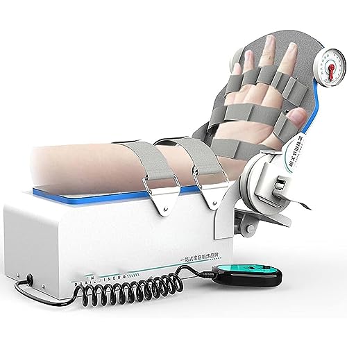 GBHJJ Electric Wrist Rehabilitation Device Stroke Hemiplegia Joint Exerciser with Remote Control Finger Fixed Resting Hand Splints Full Angle Exercise