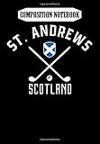 laptop sticker hp  Composition Notebook: St. Andrews Scotland Golf, Journal 6 x 9, 100 Page Blank Lined Paperback Journal/Notebook