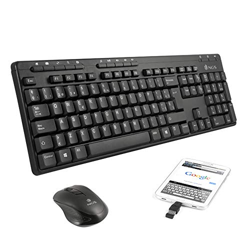 NGS Epsilon Kit - Teclado inalámbrico 2.4Ghz + Ratón