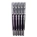 Pilot Hi-Tec-C Maica Gel Ink Pen Black, 0.3 mm, 5 pens per Pack (Japan import) [Komainu-Dou Original Package]