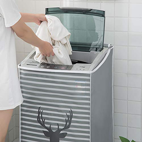 Style3 Washing Machine Cover - Dustproof, Waterproof, Sun Protective Case with Cartoon Pattern - Image 5