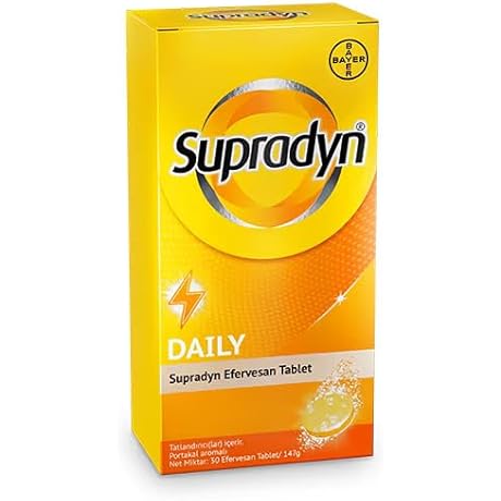 Supradyn Daily Effervescent Vitamin 補充劑,強化免疫系統,30片裝