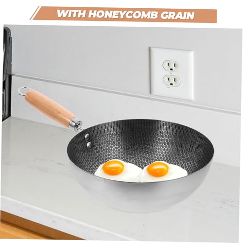 Sartén Wok Antiadherente de Acero Inoxidable 1.43 lb miniatura 7
