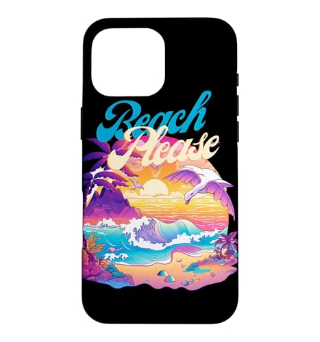 Beach Please Sunset �g���s�J���I�[�V�����V�[���O���t�B�b�N �X�}�z�P�[�X iPhone 16 Pro Max �p