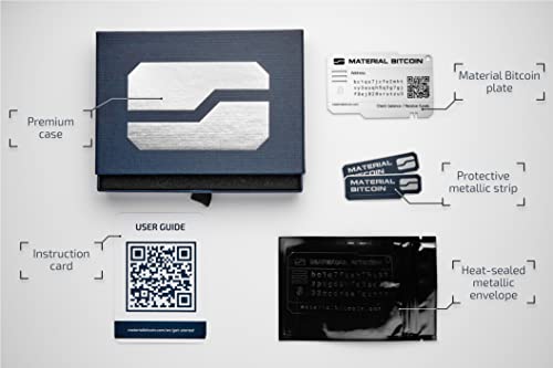 MATERIAL BITCOIN - English Standard Plate - Physical Bitcoin Wallet - Unhackable - Designed to Last 200 Years - Manufactured Under Strict Security... - Image 5