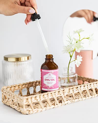 Leven Rose CP-0IQ4-S1I6 Emu Oil, 100% Pure Natural Hair Strengthener Anti Aging Skin Moisturizer 4 Oz thumb #2