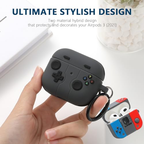 Image of [2Pack] Gedicht for Airpods 3rd Generation Case, Funny 3D Cartoon Game Console Design Silicone Soft Cases for Airpods 3rd Case Cover, with Keychain Kids Women Men for Airpods 3 Case
