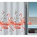 Produktbild Spirella Anti-Schimmel Duschvorhang Flamingo Anti-Bakteriell, waschbar, wasserdicht Polyester 240x180cm
