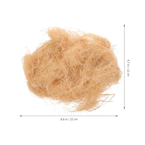 Image of Yardwe 1bag Natural Bird Nesting Material Indoor DIY Bird Nest Supplies Raffia Grass for Parrots Hummingbirds Wild Birds for Bird House Cage Nesting
