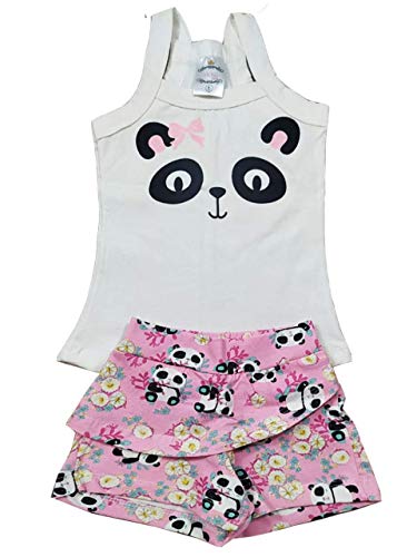 KIT com 5 Conjuntos + 5 Vestidos para Menina (8)