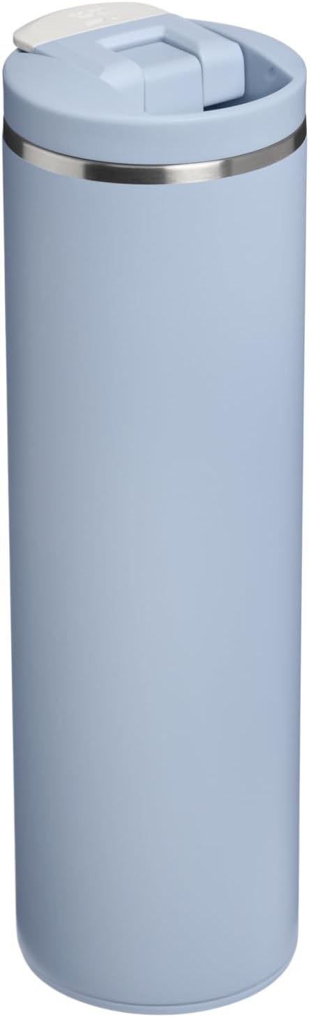 STANLEY Transit FlipTop Mug | Leakproof Coffee Travel Cup | Vacuum Insulated Stainless Steel | Stays Hot or Cold for Hours | BPA-Free | 16 oz | Blue Dream Stone