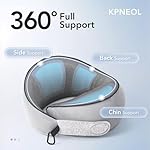 Travel Pillow, 100% Pure Memory Foam Travel Neck Pillow Airplane Neck Support Ergonomic Design for Traveling Suitable for Airplanes,Offices and Cars-Gray - Image 2