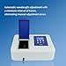 Blue Spectrophotometer with USB interfaces,Visible lab Spectrophotometer,Wavelength accurracy±1nm, LCD Digital Lab Spectrophotometer,320-1100nm,Tungsten Lamp, Portable Spectrophotometer