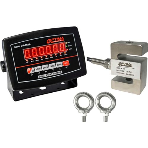 Báscula Colgante Digital Optima Scales OP-926-100 100 lbs miniatura 1