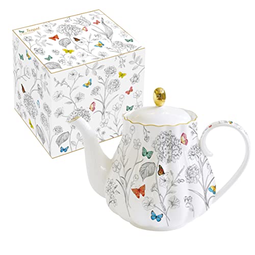 Easy Life COFFRET THEIERE 0,8L EN PORCELAINE
