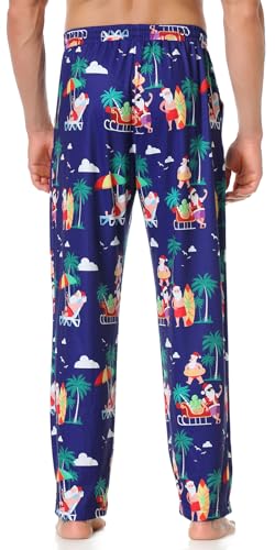 MERIABNY Mens Christmas Pajama Pants Holiday Pajamas for Lounging Sleeping Party2