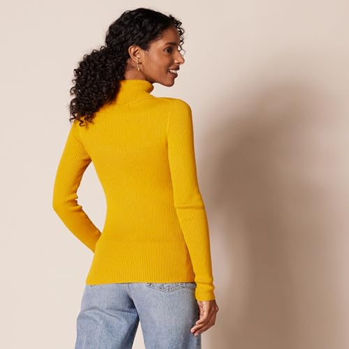 Amazon Essentials Women's Slim-Fit Lightweight Long-Sleeve Turtleneck Sweater3