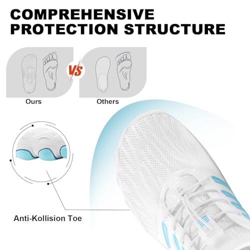 Image of barefoot hiking shoes for women men professional water shoes for women men barefoot hiking shoes for travel wide toe slip resistant breathable