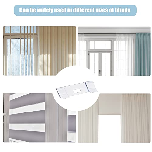 Accencyc 20 Pcs Vertical Blind Repair Vane Savers Metal Vertical Blind Repair Tabs Window Blinds Replacement #TOP5
