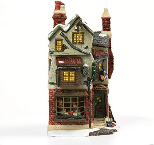 Department 56 Dickens' Village Cratchits Corner Lit Building Multicolor, 9.5 Inch