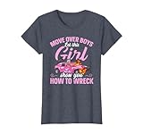 Demolition Derby Cars Design for a Demolition Derby Girl T-Shirt