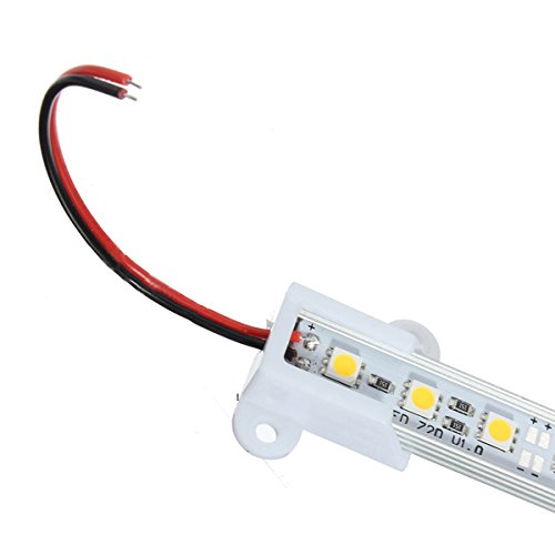 Sonline 50CM 5050 Dia 36 SMD LED Blanco de Aluminio rigido de Gaza Bar lampara de luz