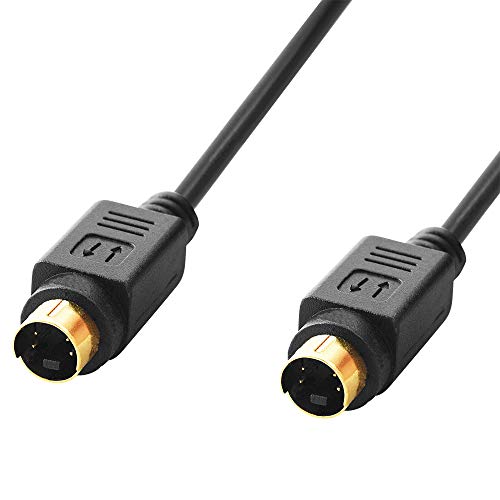 BestPlug 10 M High Quality Câble vidéo / S-VHS mâle vers S-VHS mâle plaqué or / noir