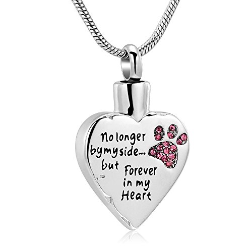 memorial jewelry No Longer by My Side,But Forever in My Heart Carved Locket