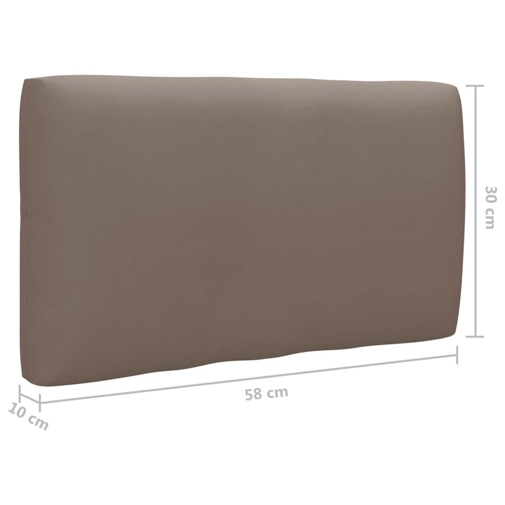 vidaXL Pin Impregnado Gris Salón de Jardín Paleta 6 unids con Cojines Muebles de Patio Conjunto de Muebles de Exterior Muebles de Terraza