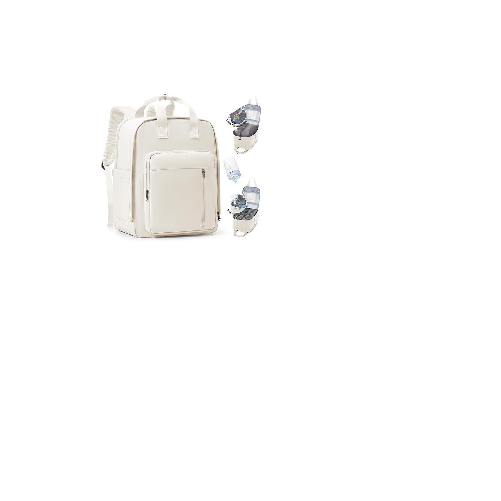 SZLX Zaino Ryanair 40x30x20 Sottovuoto Zaino da Viaggio 40x20x25 Bagaglio a Mano 40x30x20 Wizzair Donna Uomo Borsa da Cabina per Easyjet 45x36x20 Adatto a Laptop da 14 Pollici Impermeabile per Lavoro