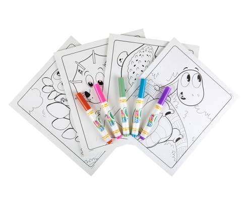 image for Crayola Color Wonder Prehistoric Pals, Dinosaur Coloring Pages, Mess F