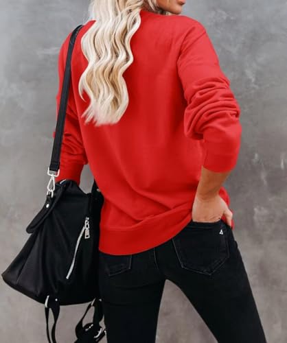 Image of Dressmine Womens Long Sleeve Mama Sweatshirts Fall Crew Neck Mom Shirts Cute Graphic Tees Pullover Hoodies