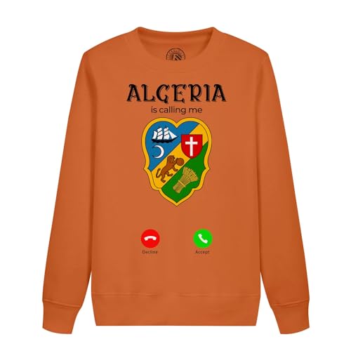 Sweatshirt enfant Algeria is Calling Me finitions premium et tissu robuste