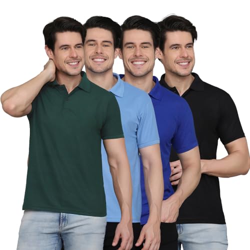Image of INKKR Men's Polo Neck T-Shirt Combo