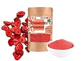 Strawberry Powder 100% Pure | Finely Milled Dried Strawberries | No Additives | Natural Berry Powder for Smoothies, Baking & Desserts
