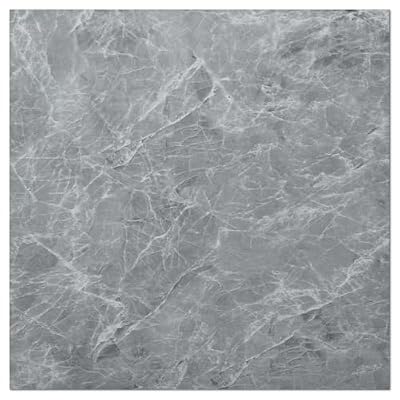 Art3dwallpanels Peel and Stick Floor Tiles 30-Pack 12 x 12 inch, Self Adhesive Waterproof Vinyl Flooring Marble Pattern for Kitchen, Dining Room, Bedrooms, Cover 30 Sq. Ft, Grey Marble