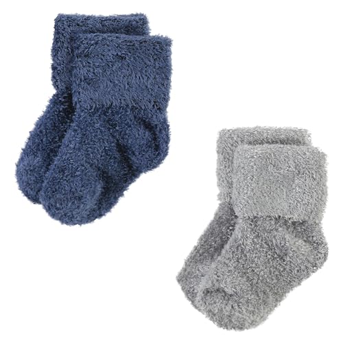 Image of Hudson Baby Baby 8-pack Cotton Rich Newborn and Terry Socks