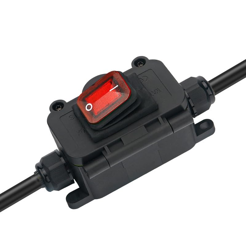 Interrupteur de cordon robuste IP65 30A DPST matériaux durables extérieur - 6