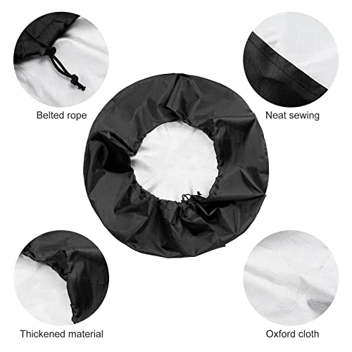 Image of Delerain Howling Wolf Spare Tire Covers for RV Jeep Trailer SUV Truck and Many Vehicle, Wheel Covers Sun Protector Waterproof (15 Inch for Diameter 27 inch-29 inch)