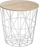 Couchtisch aus grauem Metall Kumi