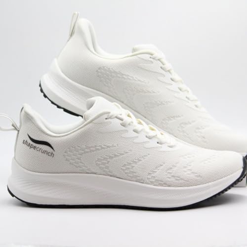 SHAPECRUNCH Men's Arch Support Shoes White - Image 3