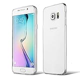 AMBM, Slim Thin Transparent TPU Cover Case with Crystal Clear Anti-Scratch and Anti-Shock Back Plate and TPU Bumper for Samsung Galaxy S6 Edge Plus 5.7 Inch